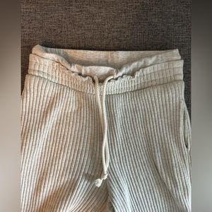 Free People Ribbed Flare Lounge Pants